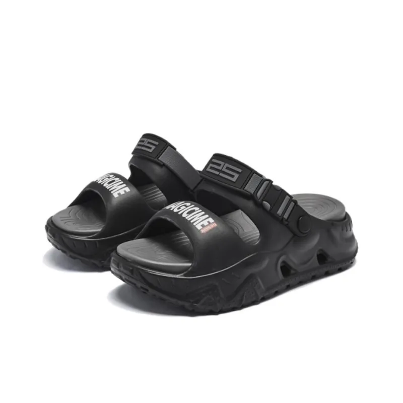 AGSDON Beach Sandals Men Black Gray/White Blue/Olive Green/Beige Brown-1