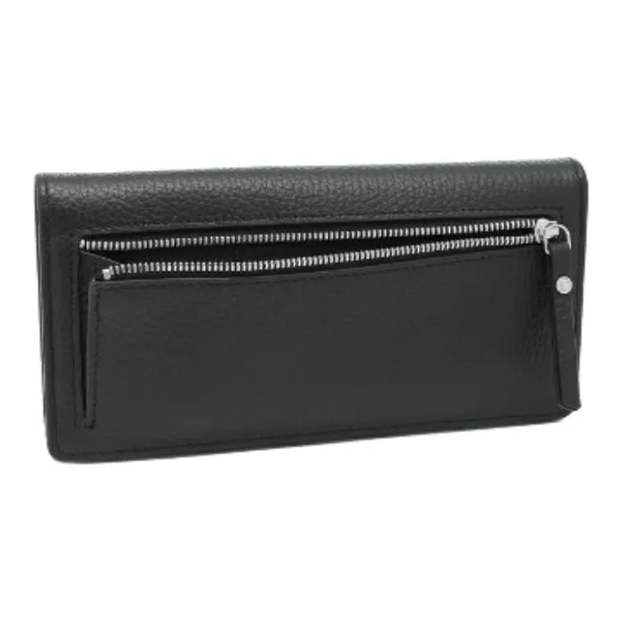 GIANNI CHIARINI Leather Wallet Women's Black-2