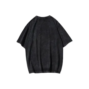 FOMOCE T Shirts Unisex Washed Black