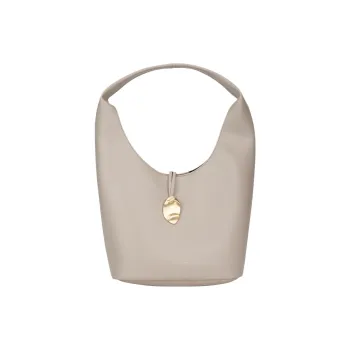 CALVIN KLEIN Blended Material Handbag Women's Castle Gray