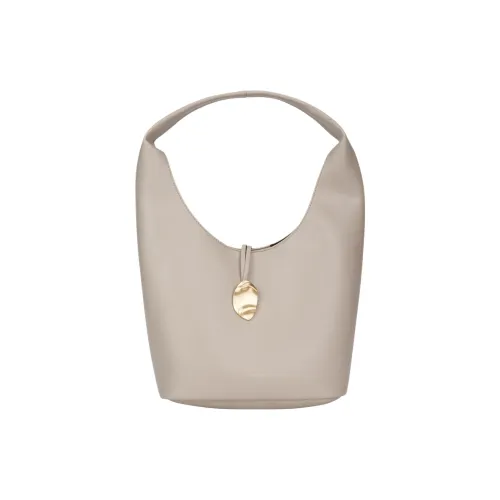 CALVIN KLEIN Blended Material Handbag Women's Castle Gray