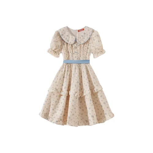 GUOZHEN Short Sleeved Dress Women's