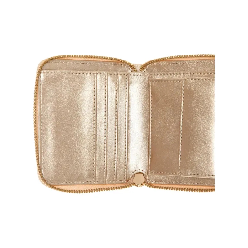 GUESS Smooth Artificial Leather Wallet Small Size Women's Connyk Brandy-4