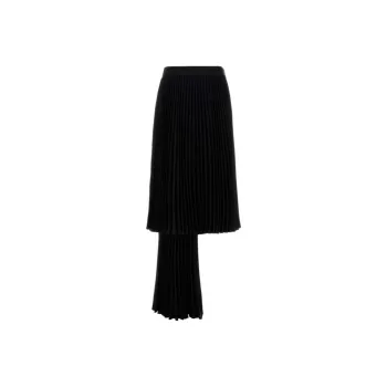 Bottega Veneta Casual Long Skirt Women's Black