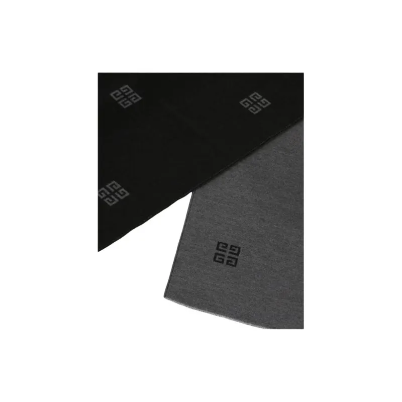 Givenchy   Knit Scarves Men's Black-2