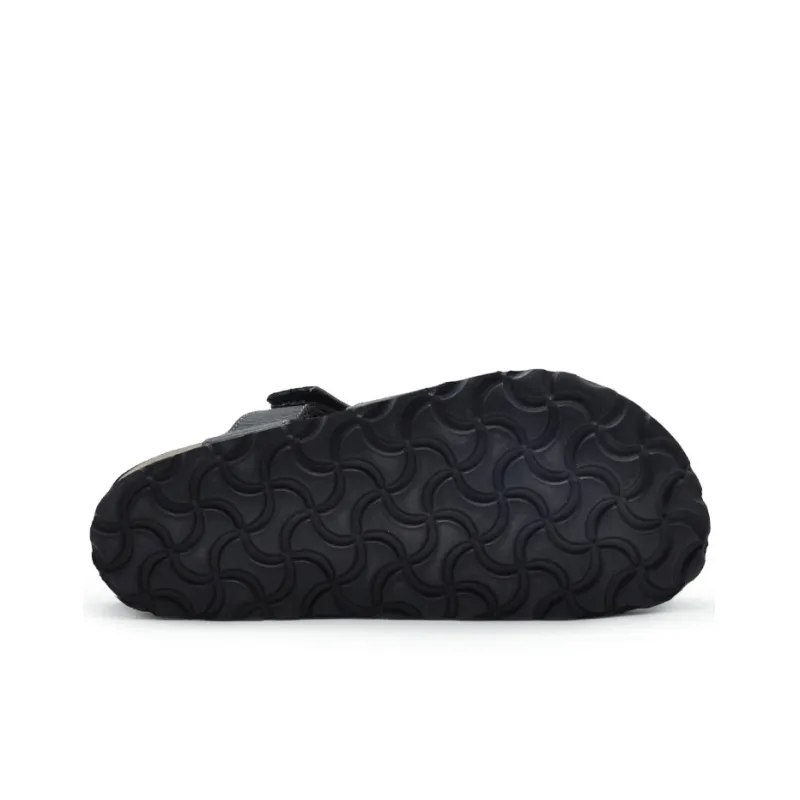 ARTMU Rubber Sole Quick Dry Closed Toe Slippers Women's Black-3