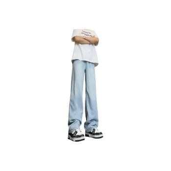 TINA GIA Jeans Unisex Light Blue