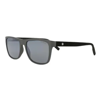 MONTBLANC Logo Square Tinted Sunglasses