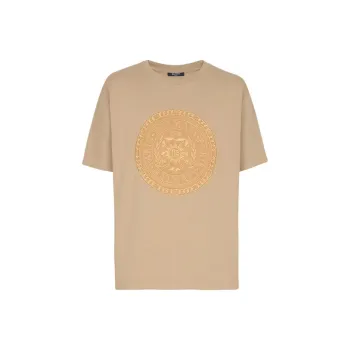 BALMAIN T Shirts Men Beige