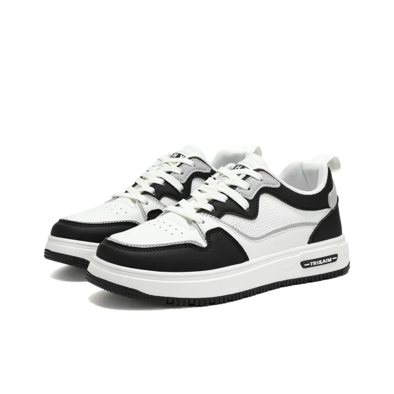 TEXWOOD Slip-Resistant Cushioning Abrasion-Resistant Low-Top Skateboard Shoes Men's-3