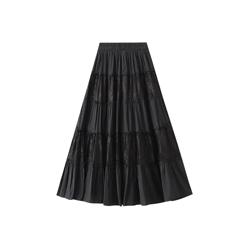 Benhou Casual Long Skirt Women's-8