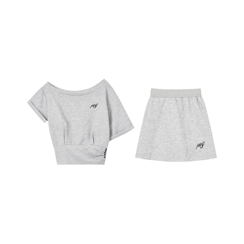 XUANSHU Two Piece Skirt Sets Women's-7