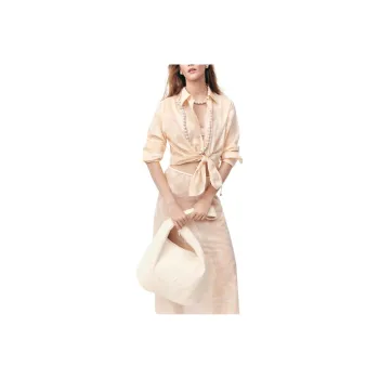 CHANEL Shirt Women's Orange White