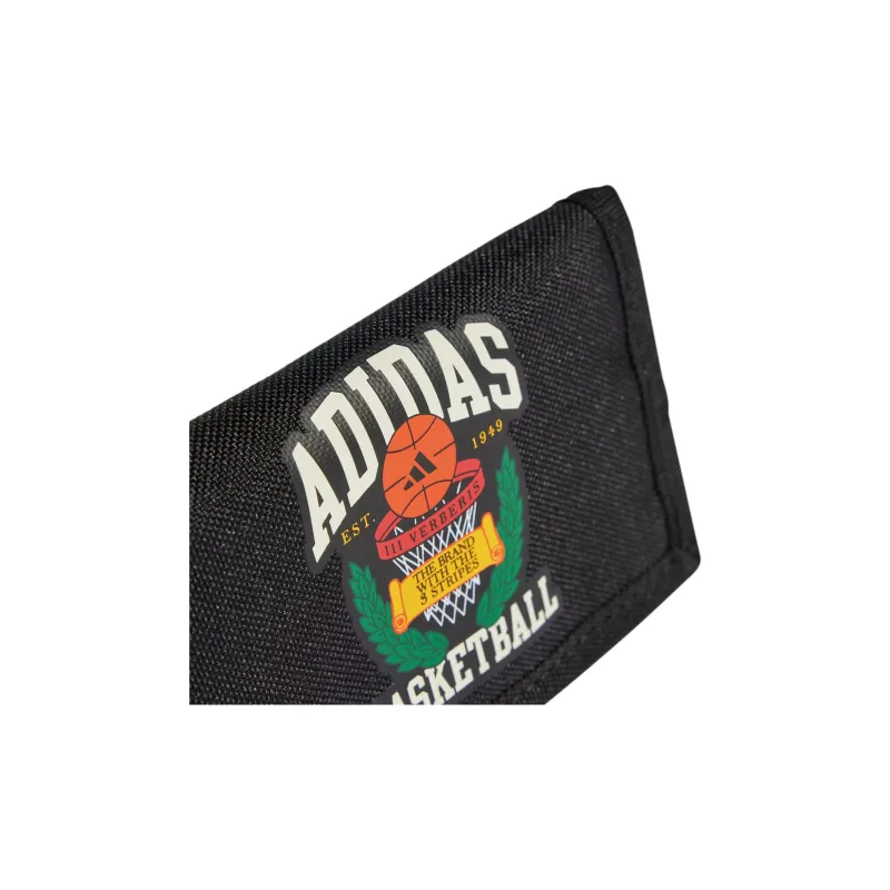 Adidas HOOPS Polyester Wallet Unisex Black-3