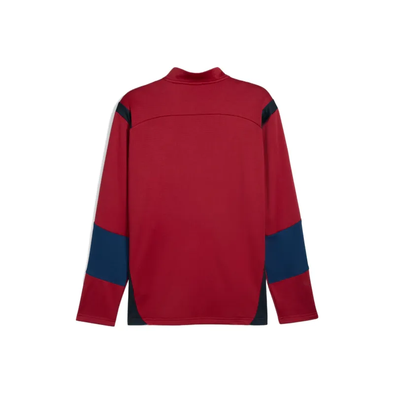 PUMA King ProDRYCELL Quarter Zip Pullover Shirt Men's Red-1