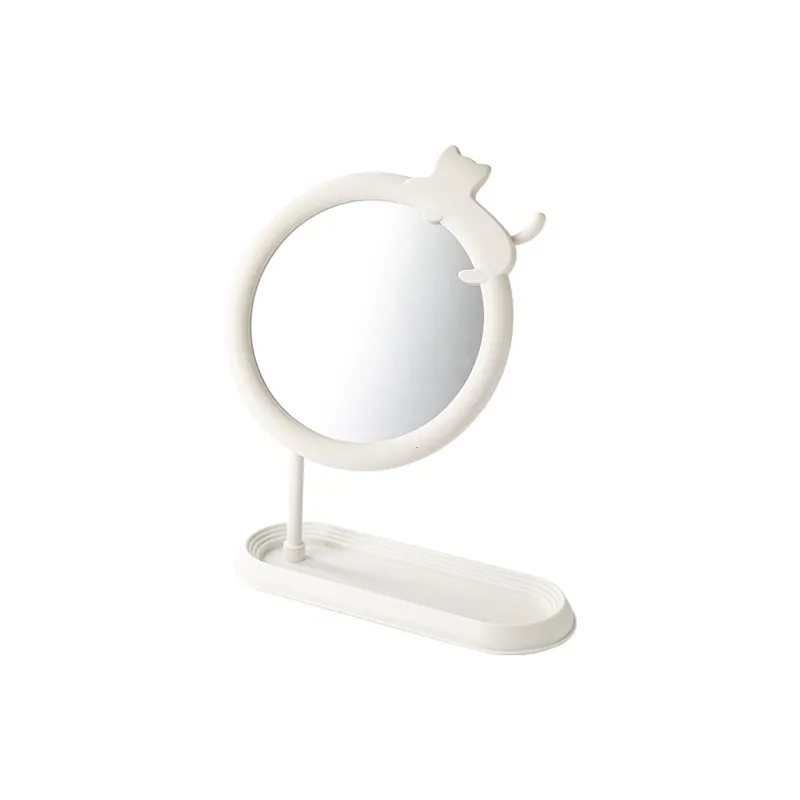 Future Maple Blessing Cat Desktop Single Sided Tabletop Mirror Storage Placement-2