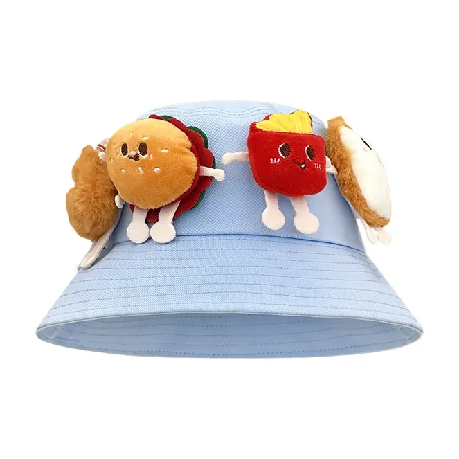 SLEEPYWALK Cotton Bucket Hats Unisex-4
