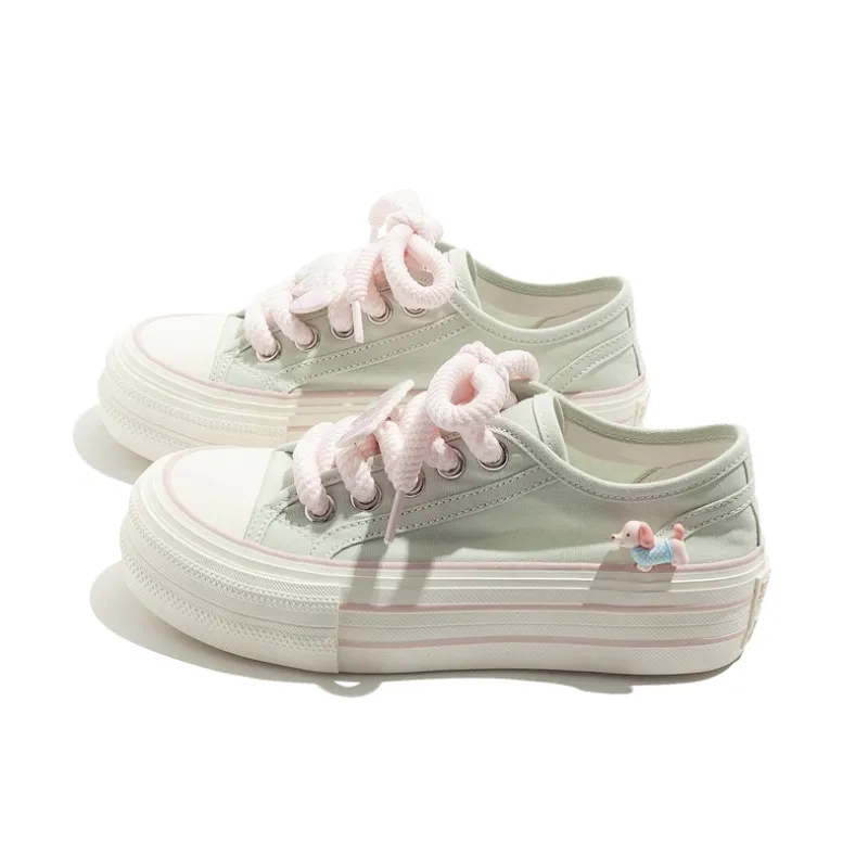 MEAKKEA Breathable Coverage Balance Low Top Canvas Shoes Women's-1