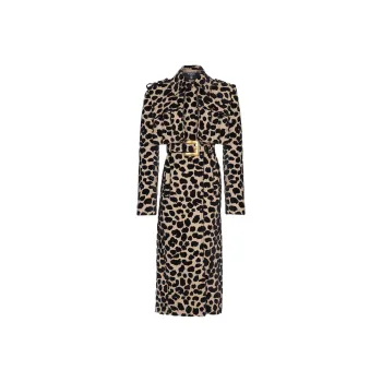 BALMAIN Trench Coat Women's Multicolor