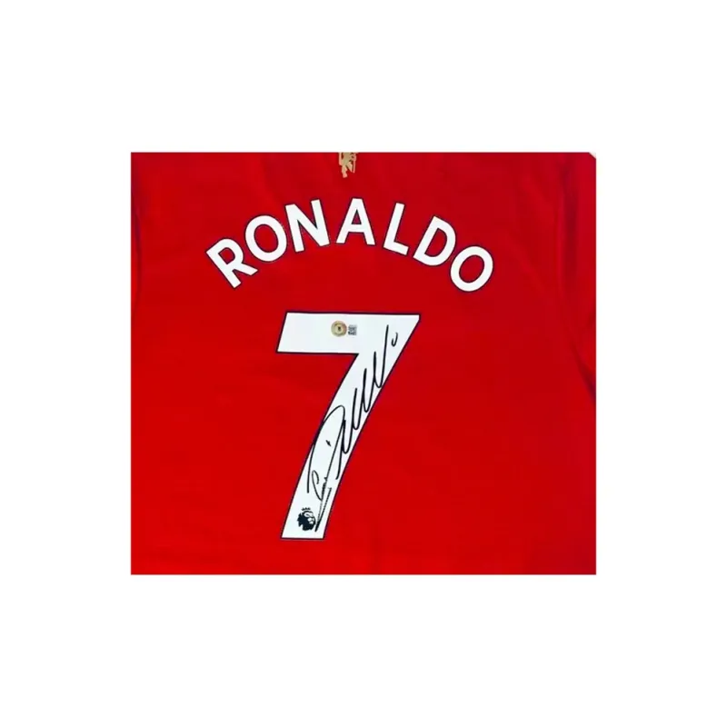 Three For Manchester United Team Jersey Exquisite Mounting, Outer Frame Approx. 65x85cm Unisex-3
