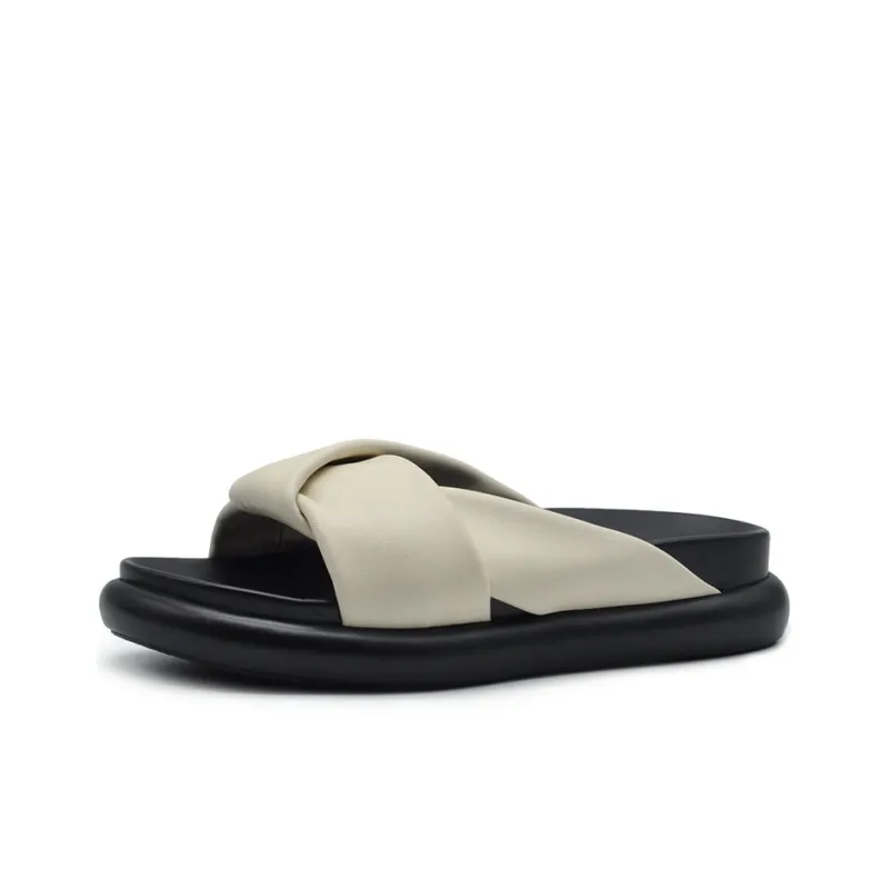 ARTMU Rubber Sole Slip Resistant Slide Slippers Women's-1