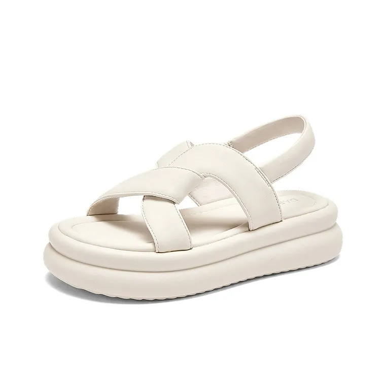 DAPHNE Beach Sandals Women's Ecru-1