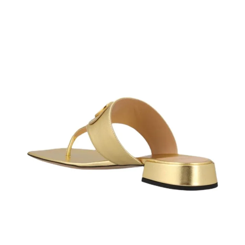 Valentino GARAVANI Flip Flops Women's Gold-3
