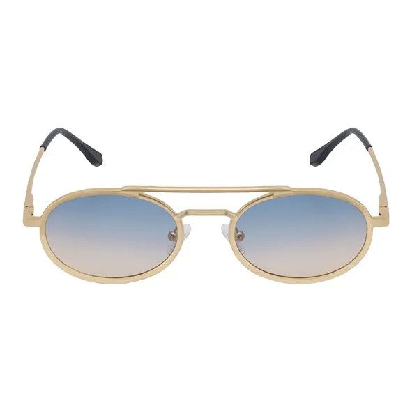 NOME Plastic Metal Oval Sunglasses Unisex-7