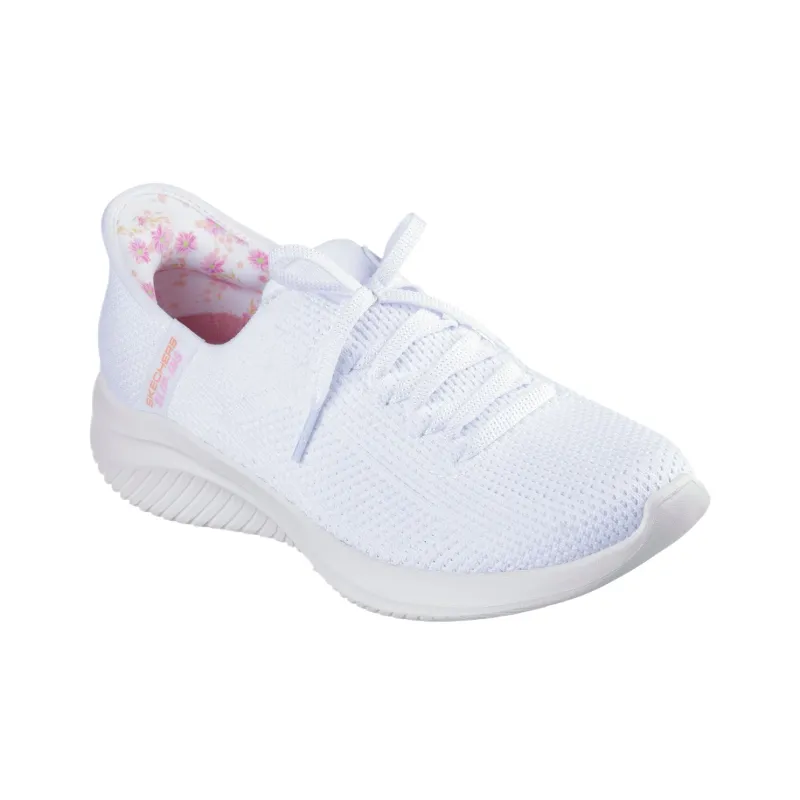 Skechers Ultra Flex 3.0 Low Top Casual Shoes Women's White-2