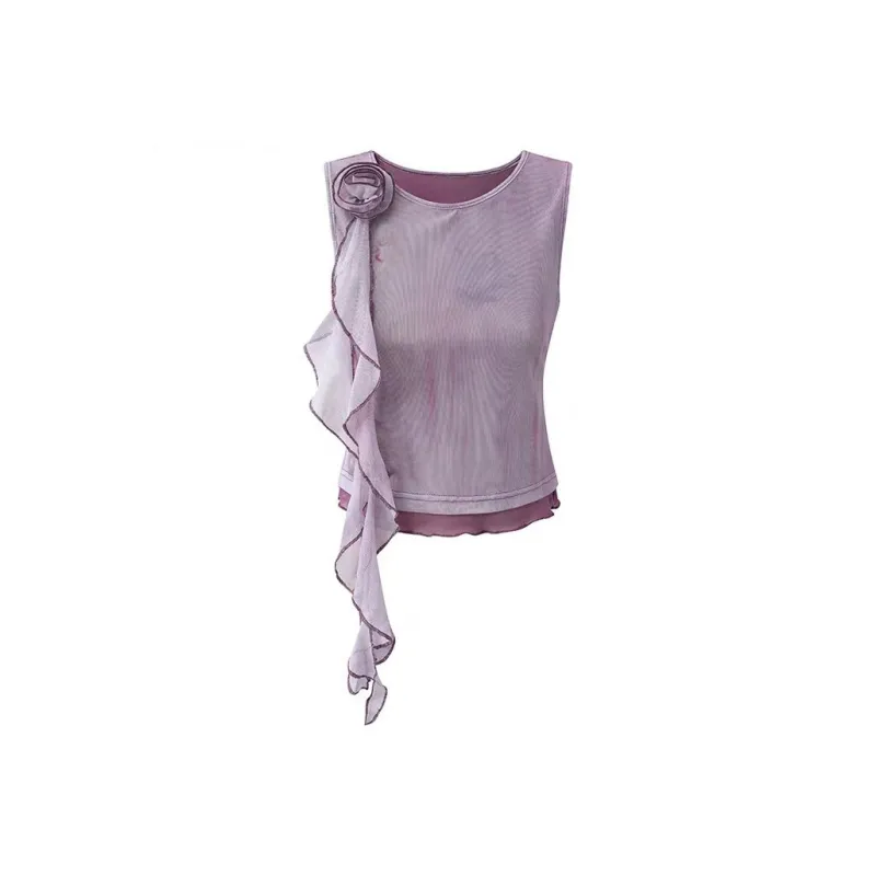 ABCMININ Tank Tops Women's Purple-0