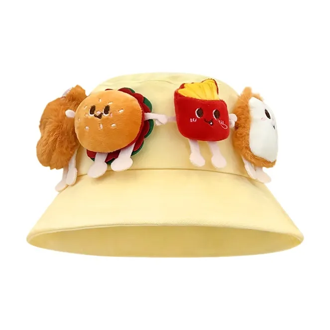 SLEEPYWALK Cotton Bucket Hats Unisex-5