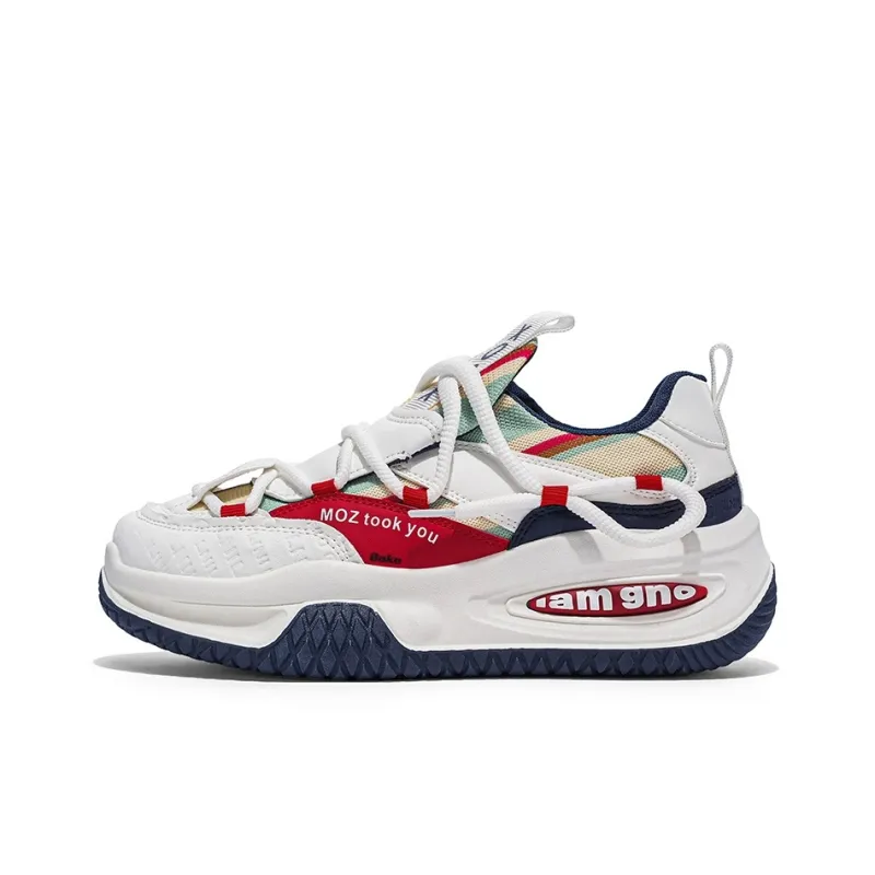 BAKE Anti Slip Wear Resistant Low Top Chunky Sneakers Men's-0