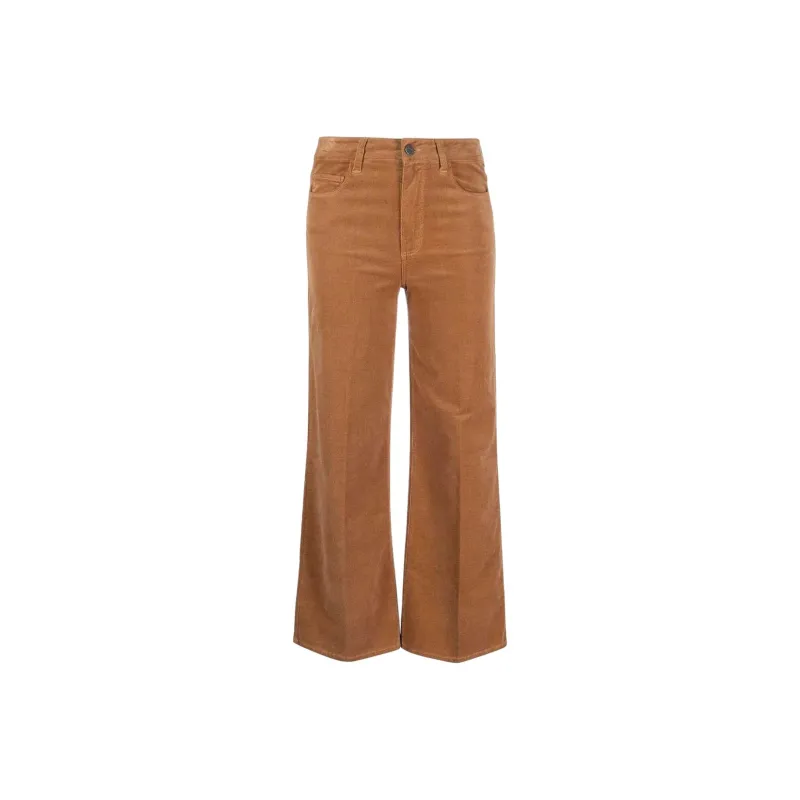 PAIGE Leenah Corduroy Cropped Trousers-0