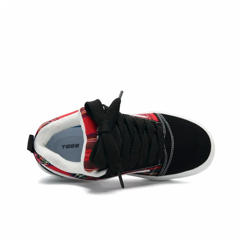 T628 Slip Resistant, Abrasion Resistant, Lightweight, Breathable Low Top Skateboard Shoes Unisex-62