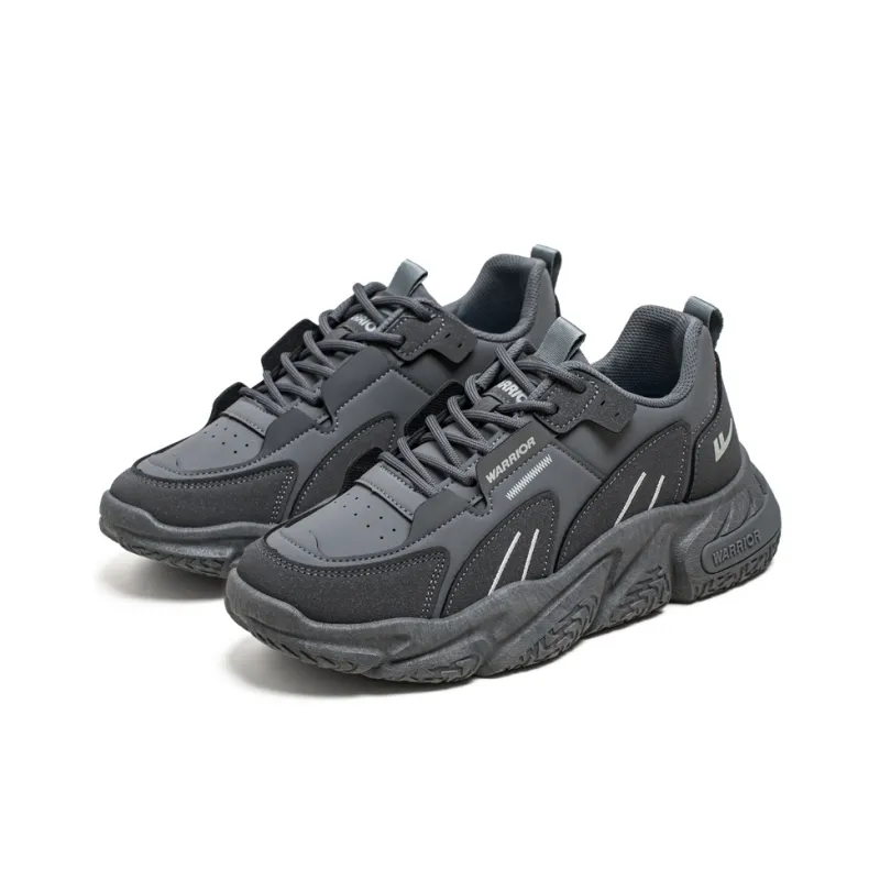 Warrior Breathable And Lightweight Low Top Chunky Sneakers Men's-16