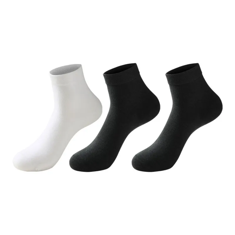 H YXIANG Mid Calf Socks Men's 3 Pack-5