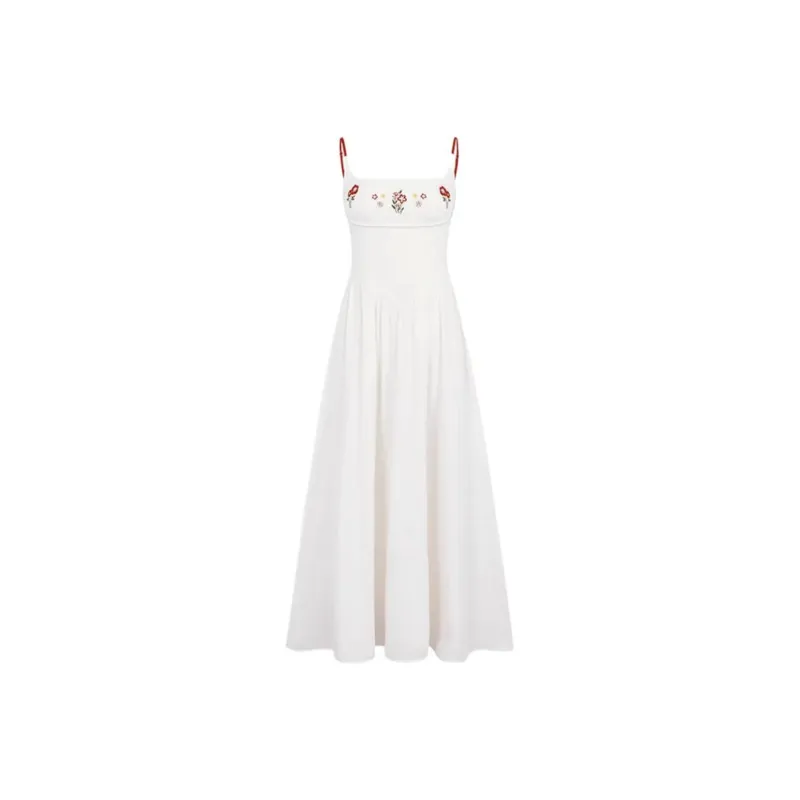 GOSO Slip Dresses Women's White-0