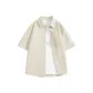 [Ice Silk Sun Protection Shirt]Apricot (Blank)