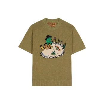 South2 West8 X Brain Dead Sweaters Unisex Moss Green