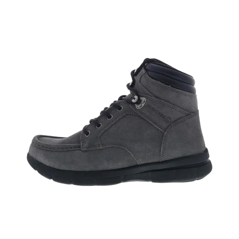 WOLVERINE Karlin Abrasion Resistant Slip Resistant Short Mid Calf Outdoor Boots Men's Gray-0