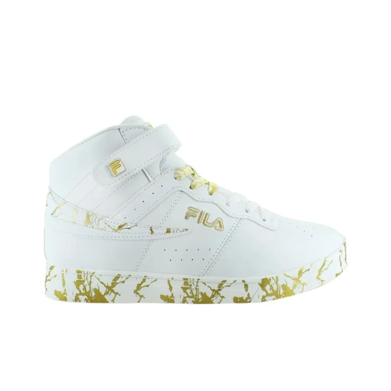 FILA Vulc 13 Mid Marble White Gold-1