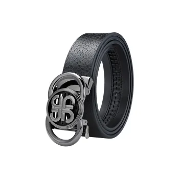 MILLIE'S Cow Split Leather Belts Men's 3.4cm
