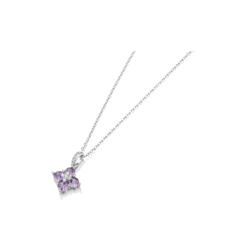 Clect Synthetic Cubic Zirconia Necklaces Women's-1