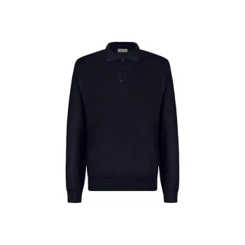 CANALI Polo Shirt Men's Marine Blue