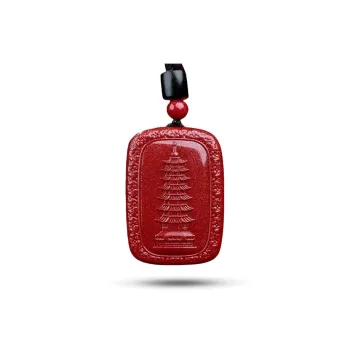 Dora Skewers Cinnabar Pendants Unisex