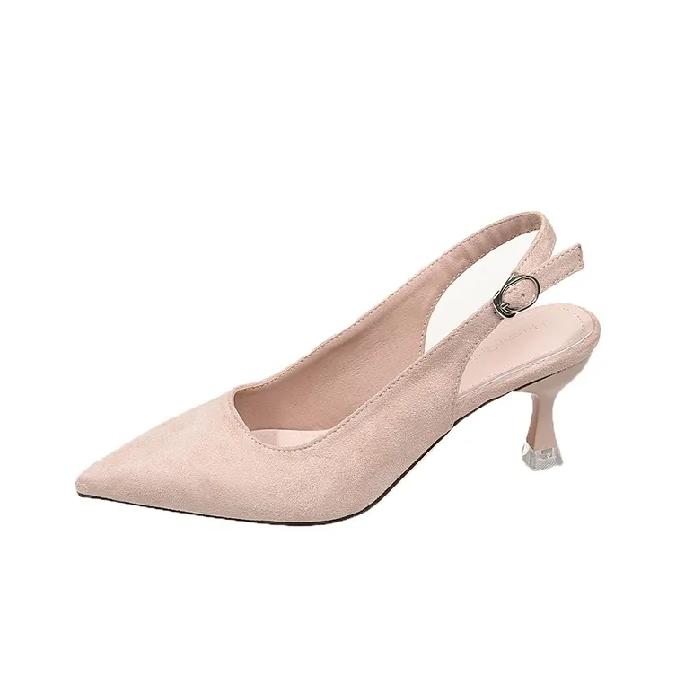 NTOZE Chunky Heel High Heels Women's-0