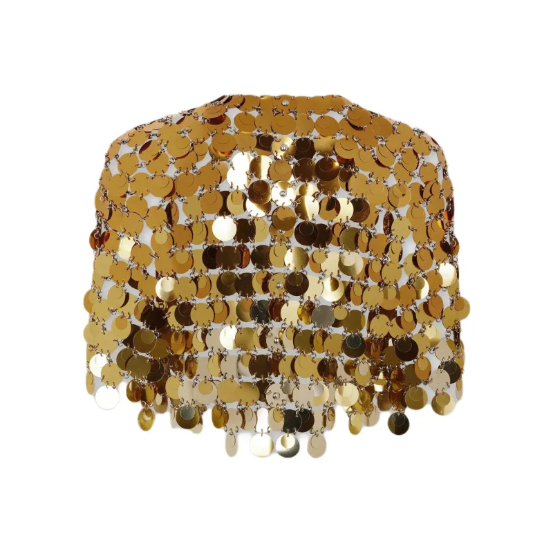 Paco Rabanne Crop Top Women's Gold-1