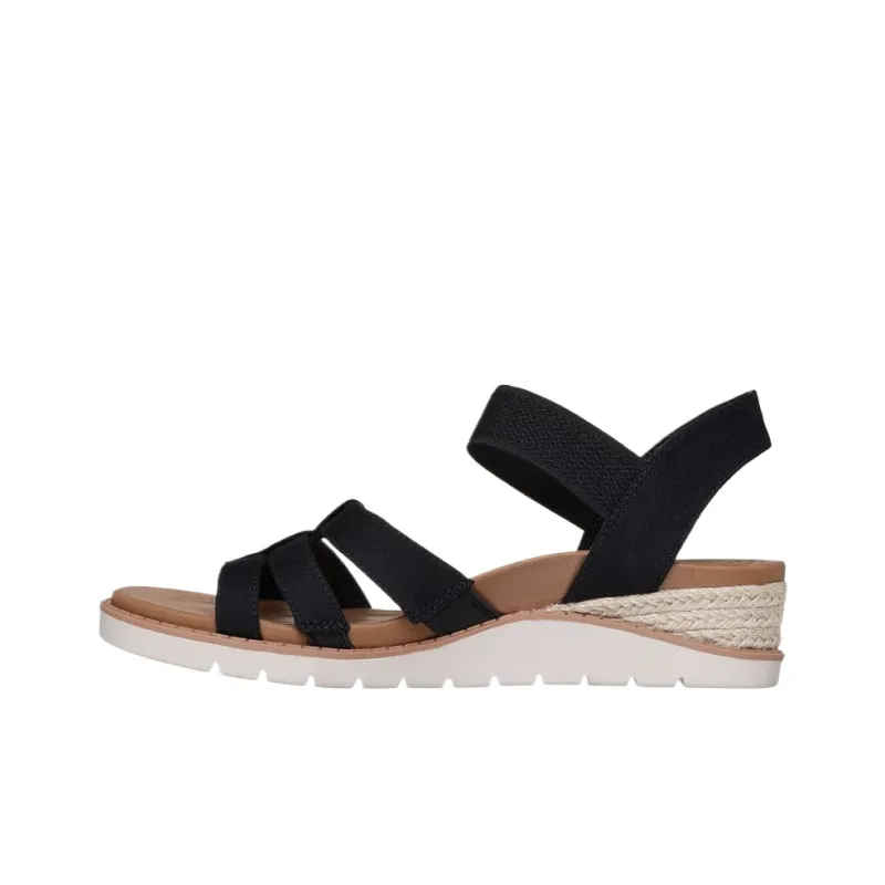 Skechers BOBS Arch Fit Beach Kiss Beach Sandals Women's Black-2