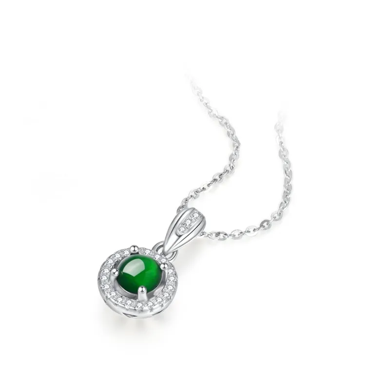 ZXIN JEWELRY Glutinous Jade Jadeite Pendants Women's-1