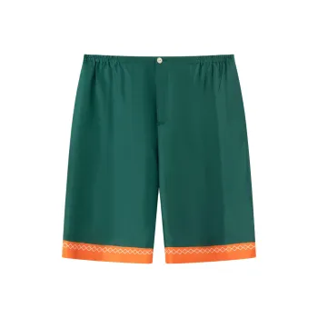 GUCCI SS25 Casual Shorts Men's Green